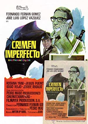 Crimen imperfecto (1970) with English Subtitles on DVD on DVD